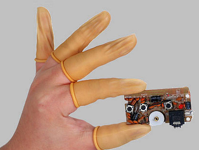 Anti-static finger gloves