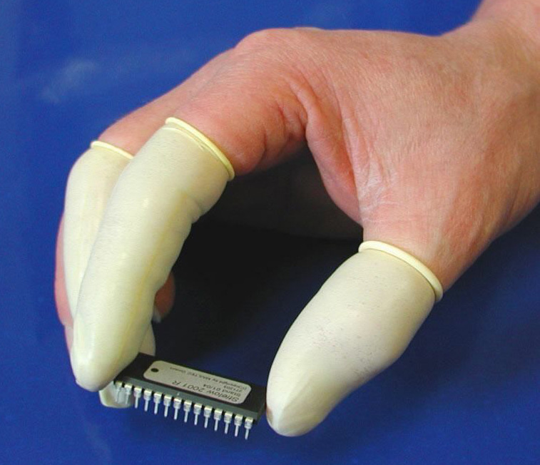 Anti-static finger cover