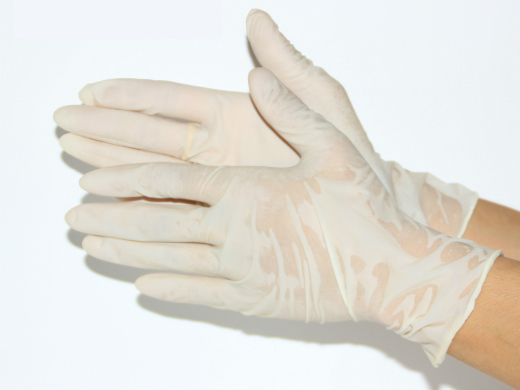 Latex gloves